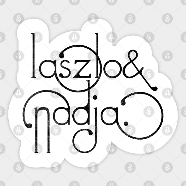 Laszlo & Nadja WWDITS Sticker by DankFutura